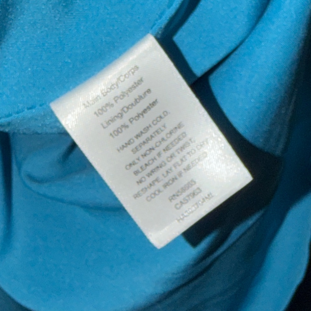 Halogen Blue Vibrant Floral Pleated Skirt Sz. L (1) NWT! - Picture 8 of 9